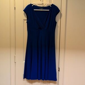 Lauren Ralph Lauren Size 10 Royal Blue Dress